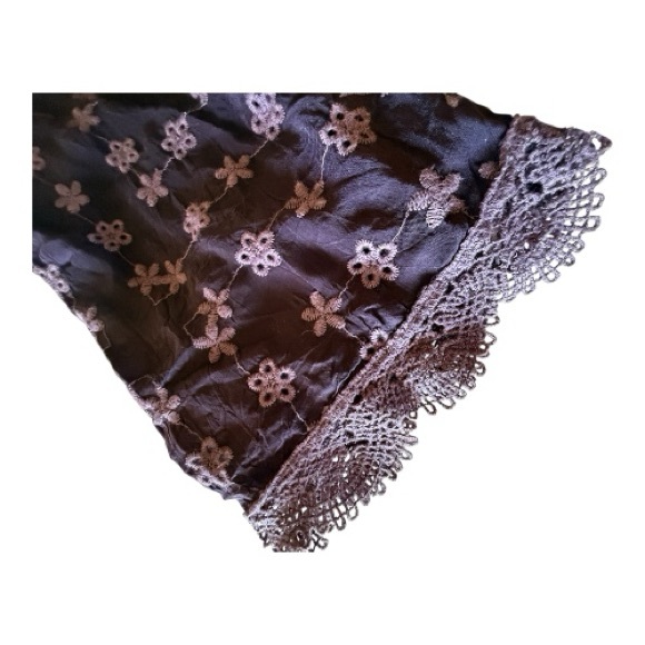 JOHNNY WAS Jossimar deep purple fully embroidered flowy tunic, XL - Picture 4 of 11